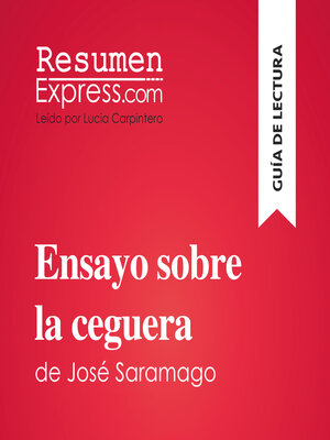 cover image of Ensayo sobre la ceguera de José Saramago (Guía de lectura)